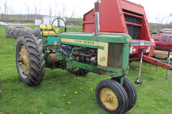 John Deere 520 Antique Tractor w/ Power Steering & 3pt, Nice Old Tractor Th