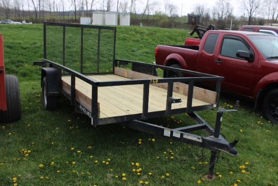 2015 Holmes Single Axle Trailer w/ New Floor & New Tires, Has Title, Nice L
