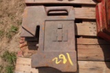 (5X) International Stamped 100 LB Suitcase Weights, Sold By The Piece Times
