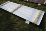 20 Sheets Of 10' White Metal Roofing, Sold By The Linear Foot 200 Times The