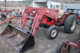 Case IH 685 Tractor w/ 2250 Loader, Universal 2 Lever SSL Quick Attach, Dua