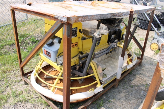 Future FT-2 13 HP 63" Ride On Power Trowel, Electric Start, Unused In Crate
