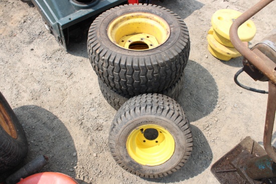 (2) 23x10.50-12 & (1) 18x8.50-8 Tires & Rims