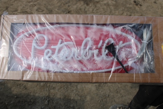 7"x16" Peterbilt LED Lighted Sign