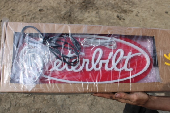 7"x16" Peterbilt LED Lighted Sign