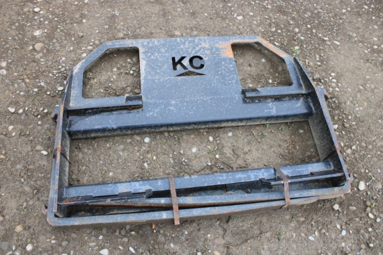 Unused KC 42" Universal Quick Attach Forks For Skid Steer OR Compact Tracto