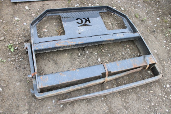 Unused KC 42" Universal Quick Attach Forks For Skid Steer OR Compact Tracto