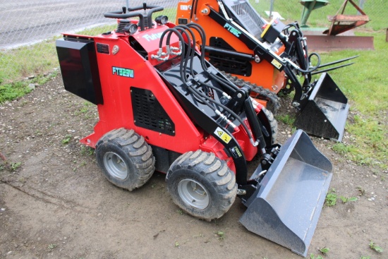 Unused Future FT323W Wheeled Mini Skid Steer, 13.5 Hp Gas Engine, Aux Hydra