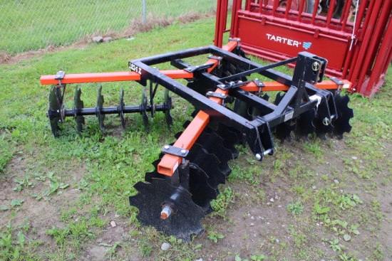 New Industrias America R1824 7' 3pt Disc, Heavy Duty Adjustable Square Tube