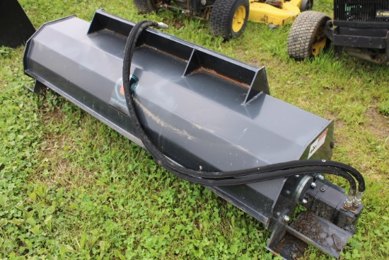 Unused Wolverine 6' Skid Steer Hydraulic Rototiller, Universal Quick Attach