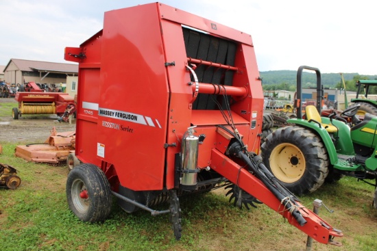 Massey Ferguson Hesston 1745 Round Baler, 4x5 Bale Size, Controls In Office