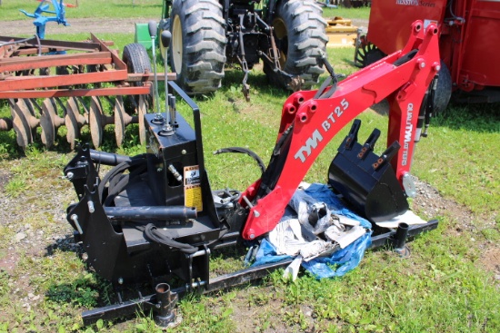 TYM BT25 Backhoe Attachment, Unused & Missing Some Parts