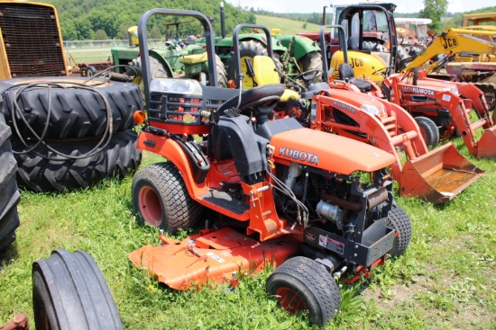 Kubota BX2230 4wd Sub Compact Tractor w/ 60" Mower, Loader Valve & Brackets