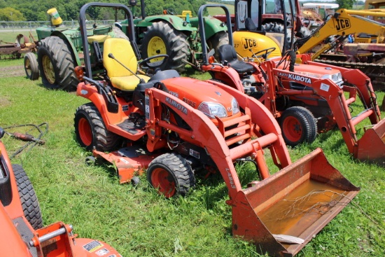 Kubota BX2350 4wd Sub Compact Tractor w/ Loader & 54" Mower, Hydro, Runs Bu