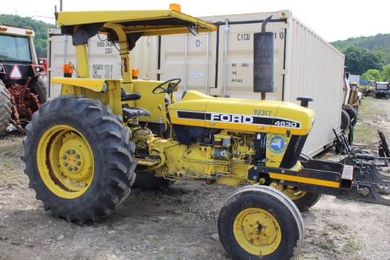 Ford 4630 2wd Tractor w/ Only 332 Original Hours, Bought New By NY State An