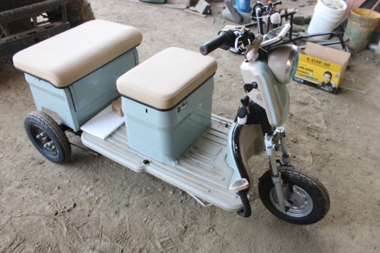 IRGC40 Mini 3 Wheel Electric Scooter, 2 Seater, Unit Has Not Been Assembled