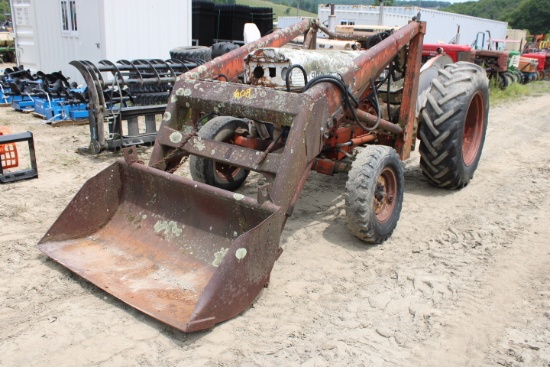 David Brown 990 Diesel Tractor w/ Dual Loader, Not Running, AS-IS