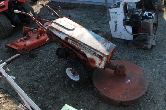 Gravely Gas Powered Walk Behind Mower, Electric Start, Like New Tires, Runn