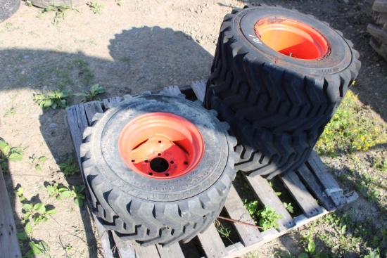 (3) Kubota BX 26.12-12 Rear Wheels, Rough Shape