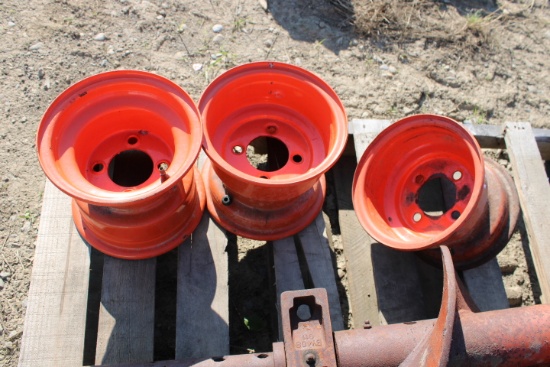(3) Front Rims For A Kubota BX Tractor