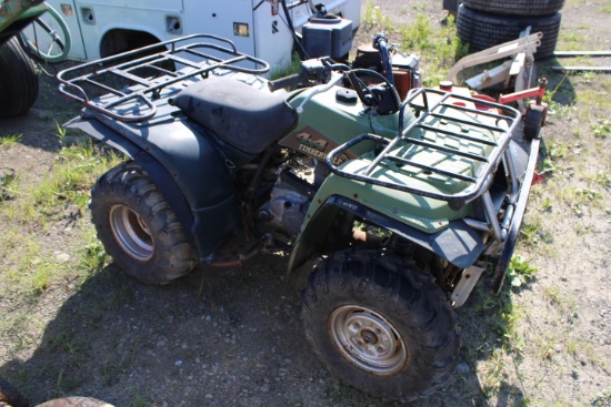 Yamaha Timberwolf 4x4 4 Wheeler ATV, Nice Tires, Ran This Spring, Owner Is