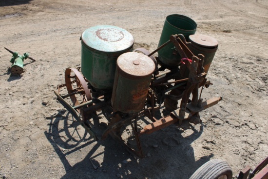 John Deere 2 Row 3pt Cornplanter, Nice Original Condition