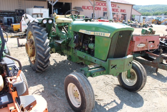 John Deere 2010 Row Crop Tractor, Gas Engine, Good Tires All The Way Around