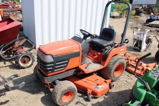 Kubota BX2200 4wd Sub-Compact Tractor w/ 60" Mower, Rear 3pt & Pto, Diesel