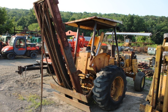 John Deere 480B 2wd Rough Terrain Forklift, Diesel Engine Does Not Start It