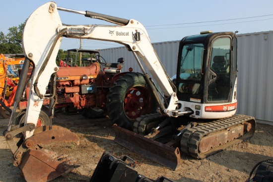 Bobcat 435G Excavator, EROPS w/ Heat & AC, 2 Speed, Hydraulic Thumb, Decent