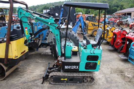 GF Industries MH12RX Gas Powered Mini Excavator w/ Hydraulic Thumb, Backfil
