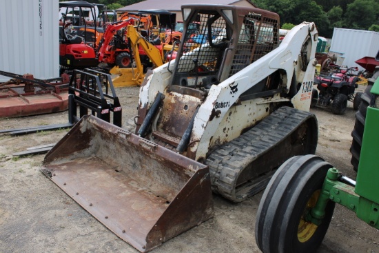 Bobcat T300 CTL Track Skid Steer, EROPS Heat & AC Without Door Or Glass, Ku