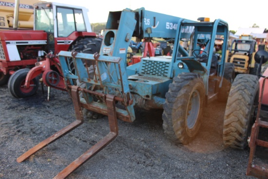 Gradall 534D Telehandler, OROPS, 7125 Hours, Cummins Diesel, Runs & Drives