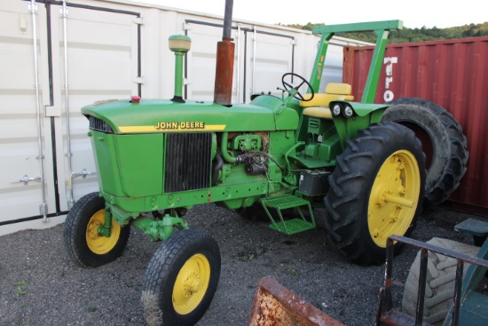 John Deere 3020 Gas Tractor, New John Deere Rollbar, Syncro Transmission, R