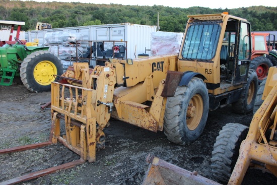 Cat TH83 Telehandler, EROPS, Runs & Drives Well, 4wd Driveshaft In Shop, Ou