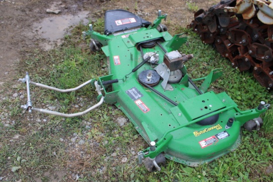 John Deere 54" Auto Connect Mower Deck For Sub Compact Tractor, Nice Shape