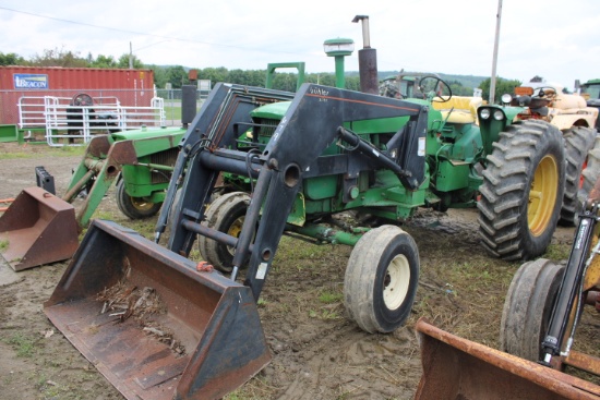 John Deere 4010 Diesel w/ Nice Allied 595 Loader, Nice Firestone 18.4-34 Ti