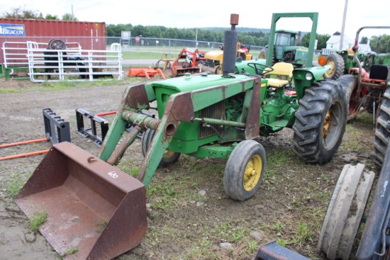 John Deere 1520 w/ Excellent Running Newer Turbo Diesel Engine, 143 Loader,