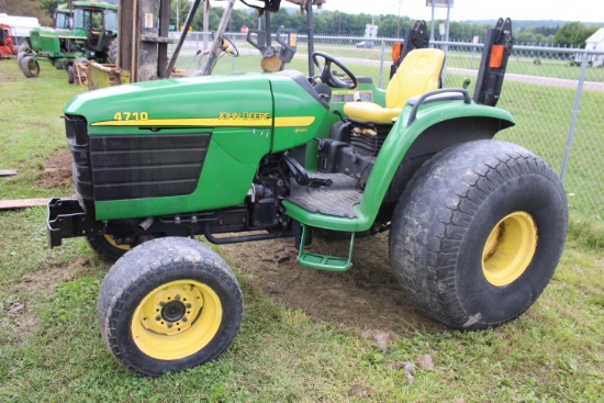 John Deere 4710 4wd Compact Tractor, E Hydro, Loader Valve, Remote, 6297 Ho