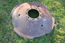 34" Pressed Steel Wheel Center