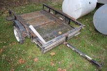 4x6 Single Axle Trailer, No Paperwork