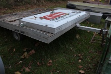 8x10 Loadrite Alluminum Snowmobile Trailer, No Paperwork