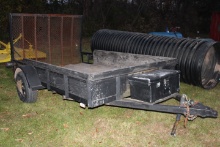 6x10 Single Axle Landscape Trailer, Has A Title