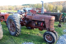 Farmall H Antique Tractor w/ Power Steering, Runs Well, Wheel Weights, Pull