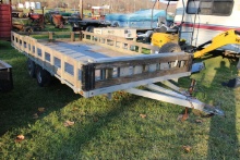 7x14 Alluminum ATV Trailer w/ Ramps & Sideboards, Has A Title