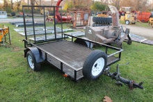 5x8 Single Axle Trailer, No Title