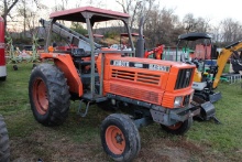 Kubota M4950 2wd Tractor, Rops Canopy, Dual Remotes, 6042 Hours, Very Strai