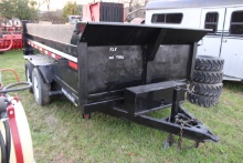 Suretrac 7x12 Tandam Axle Dump Trailer, New Battery, Dumps As It Should, Wi