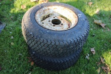 23x8.50-12 Turf Tires & Rims, Tires Look Nice
