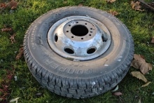 Cooper Discover M&S LT235/85R16 On Steel Rim, Off A '02 Dodge Dually